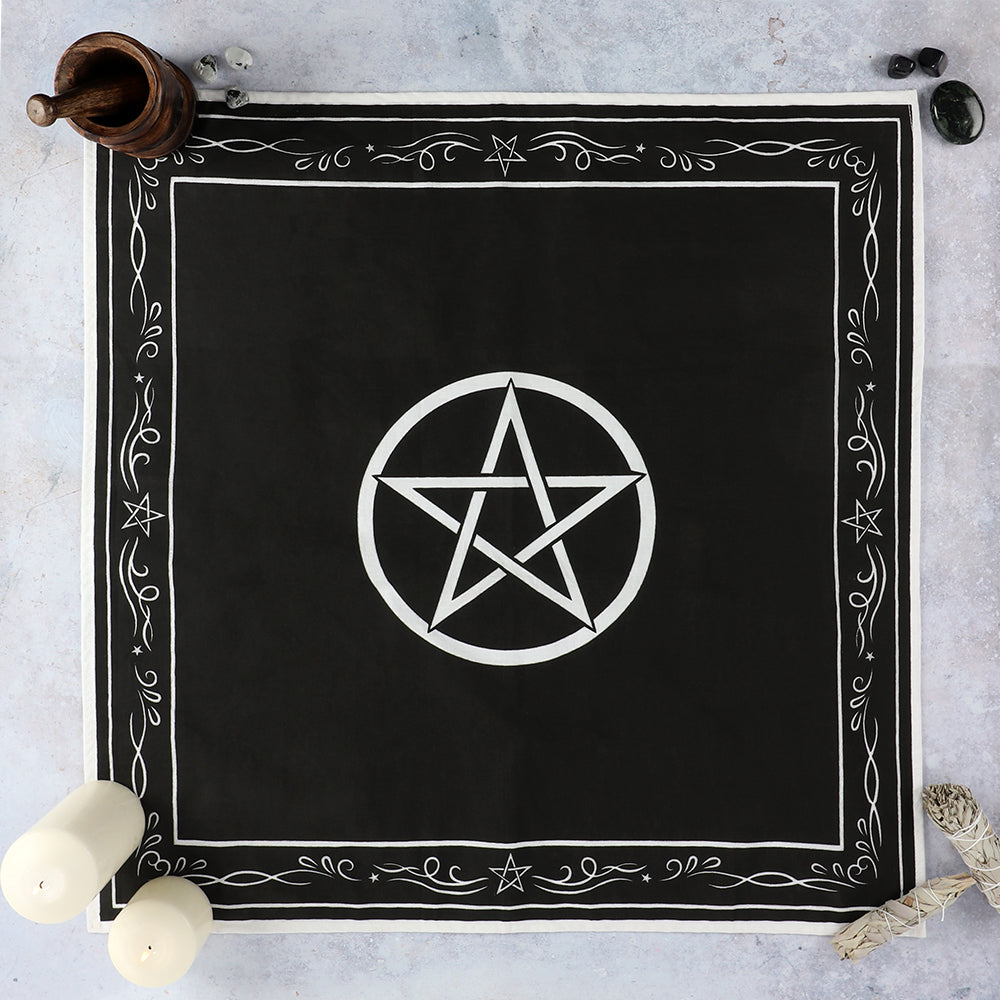 70x70 Pentagram Altar Cloth Wonkey Donkey Bazaar