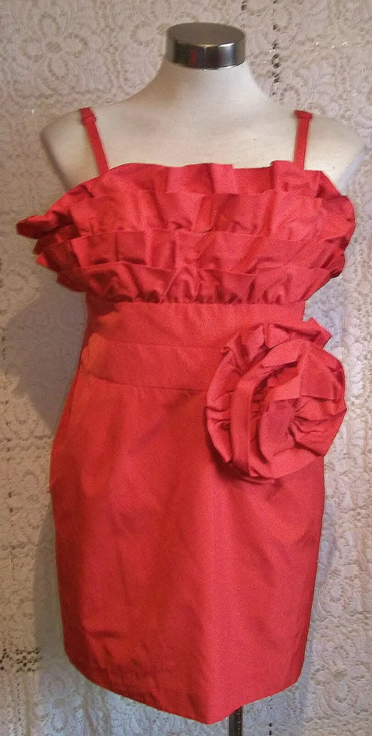 Gorgeous Scarlett Corsage Bustier Dress size16 Drama Queen,knee length,new Drama Queen