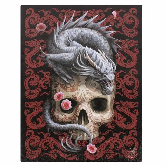 Gothic/Pagan/New AGe/Celtic small Oriental Skull Tin by Anne Stokes 9.6cm x6cm Anne Stokes
