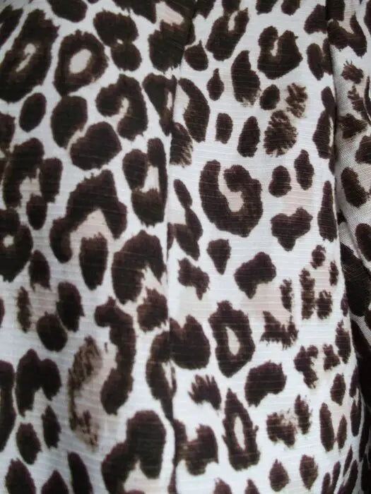 H&M SIZE 8 FUNKY STYLISH Women's Leopard Print Coat-LINED. GORGEOUS H&M