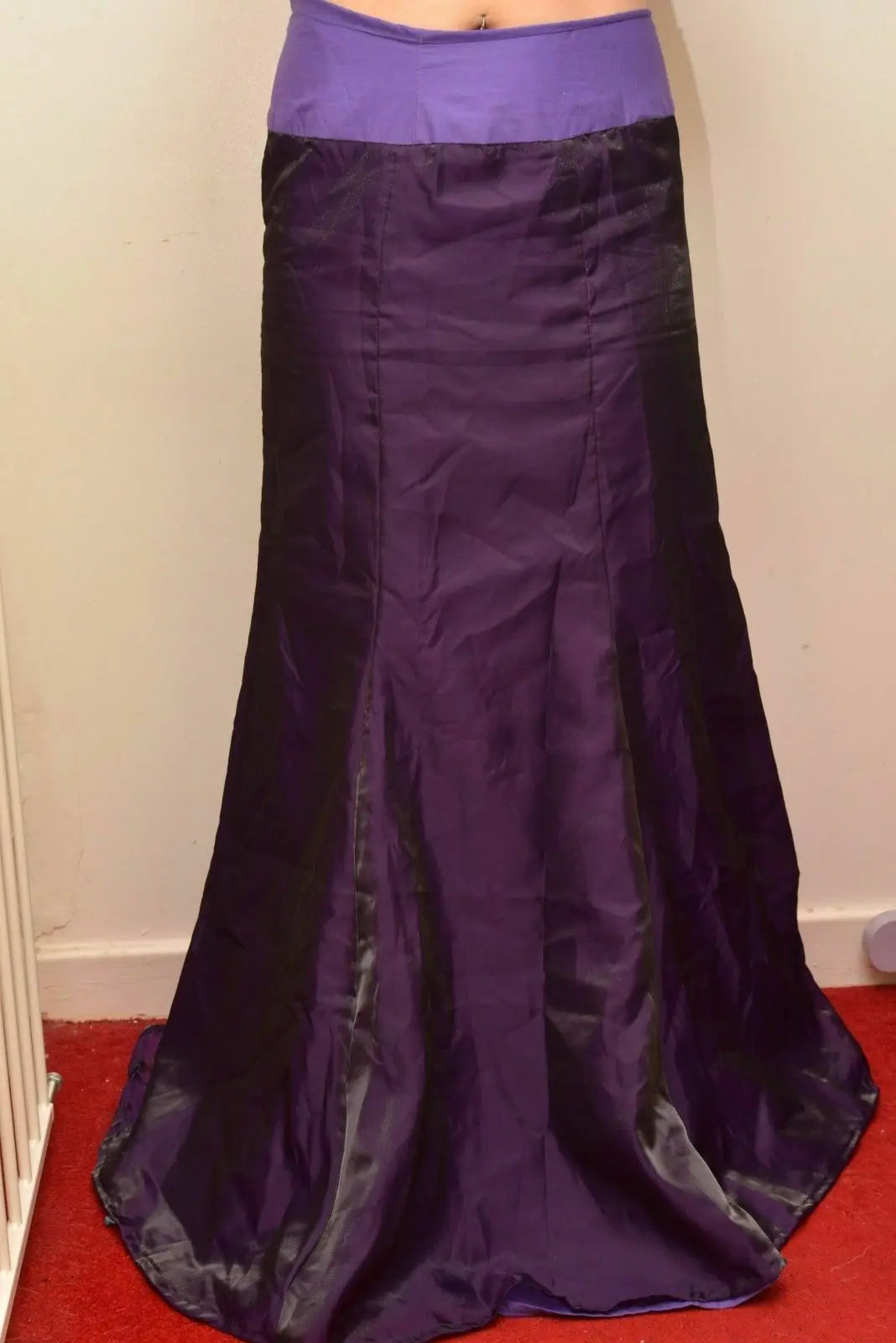 Handmade long purple Gothic skirt, costume photo prop Halloween Gothic Handmade