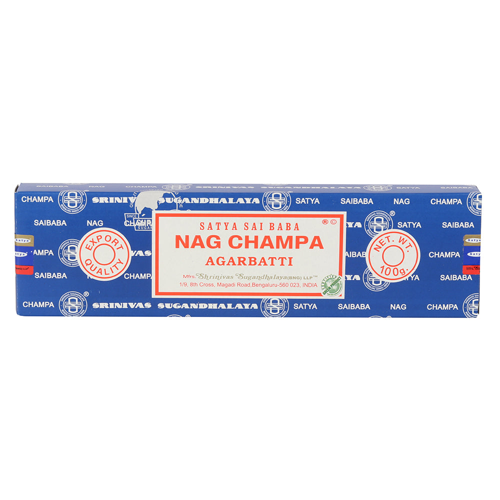 Set of 6 Packets of 100g Sai Baba Nagchampa Incense Sticks Wonkey Donkey Bazaar