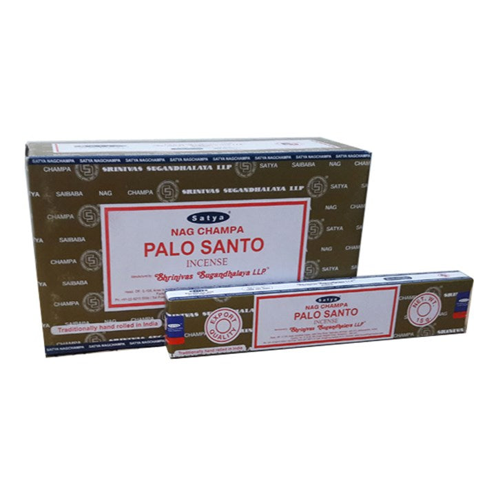 Set of 12 Packets of Palo Santo Incense Sticks by Satya Wonkey Donkey Bazaar