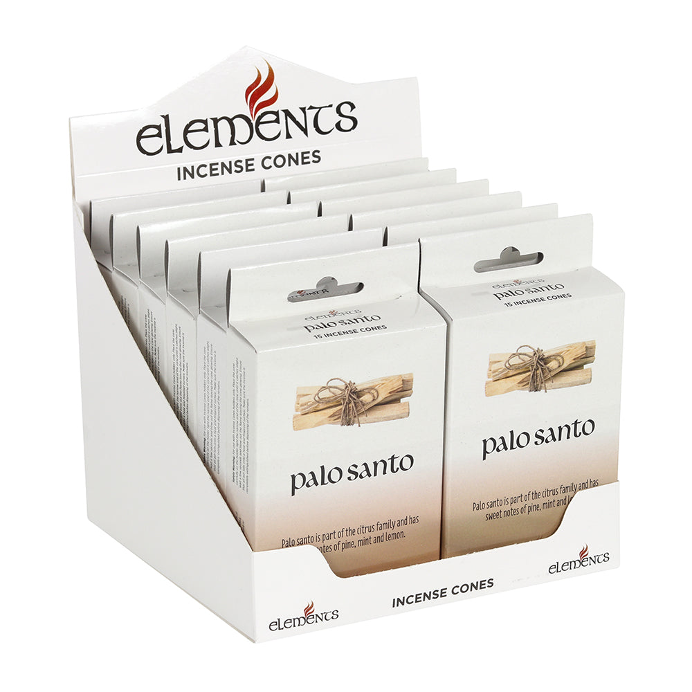 Set of 12 Packets of Elements Palo Santo Incense Cones Wonkey Donkey Bazaar