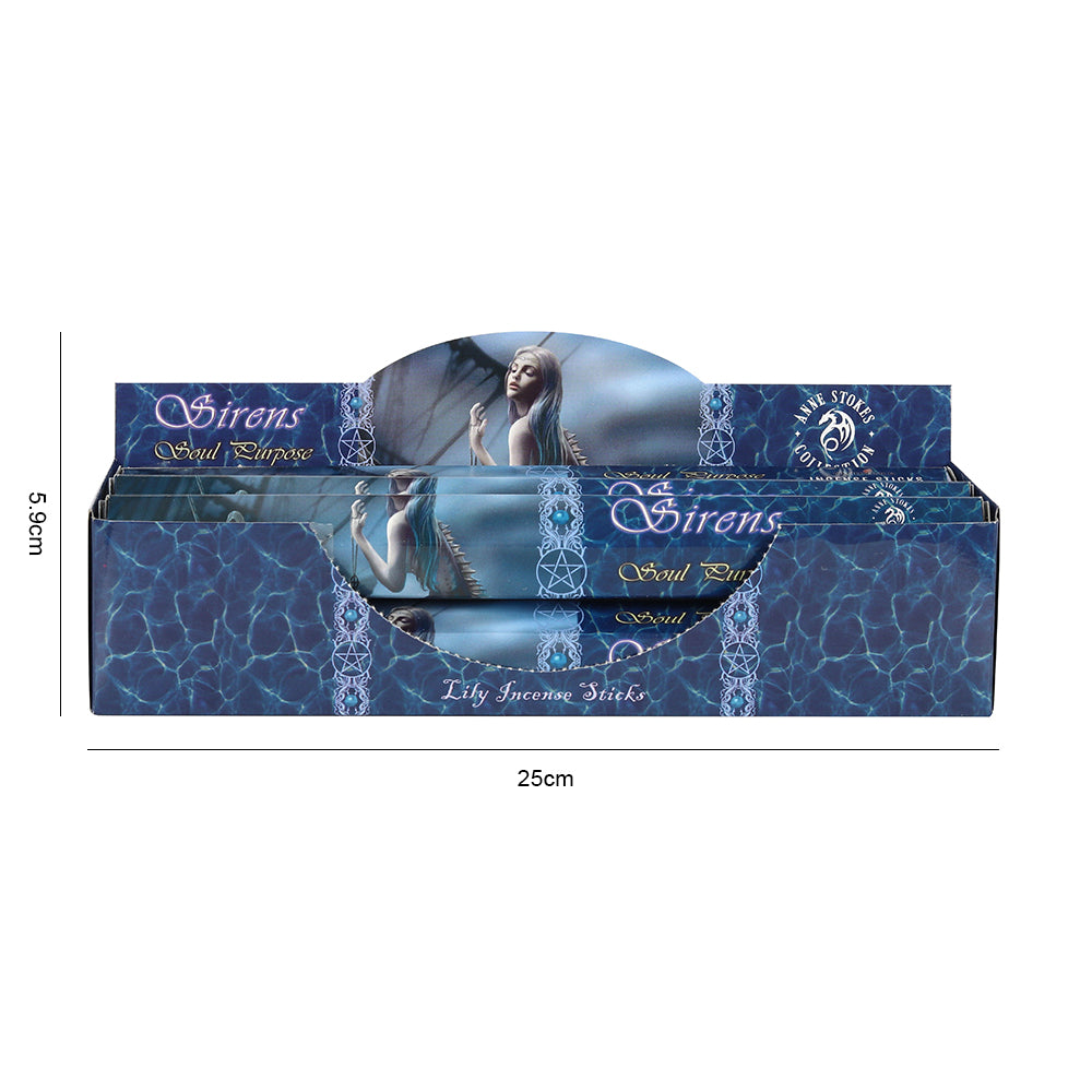 Set of 6 Packets Soul Purpose Lily Incense Sticks by Anne Stokes Wonkey Donkey Bazaar