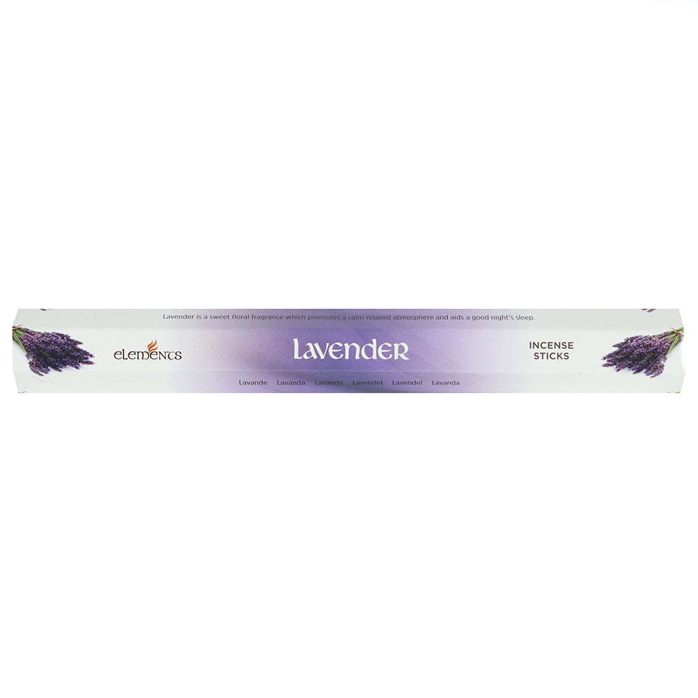 Set of 6 Packets of Elements Lavender Incense Sticks Wonkey Donkey Bazaar