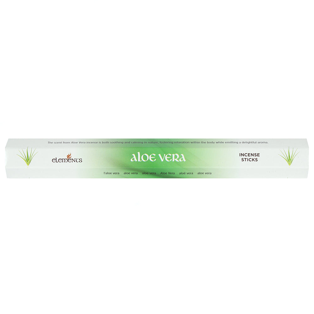 Set of 6 Packets of Elements Aloe Vera Incense Sticks Wonkey Donkey Bazaar