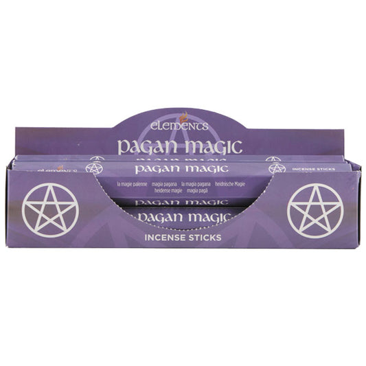 Set of 6 Packets of Elements Pagan Magic Incense Sticks Wonkey Donkey Bazaar