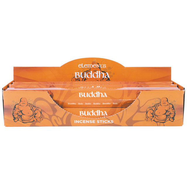 Set of 6 Packets of Elements Buddha Incense Sticks Wonkey Donkey Bazaar
