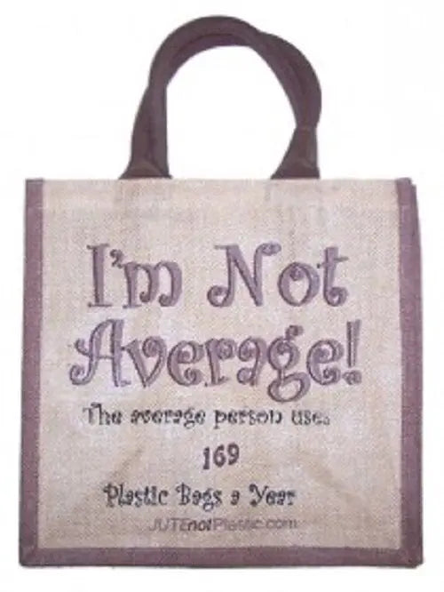 JUTE SHOPPING BAG Jute Not Plastic - UNISEX Tantra Bags-ECO-BAGS-RE-USE-REDUCE Ancient Wisdom