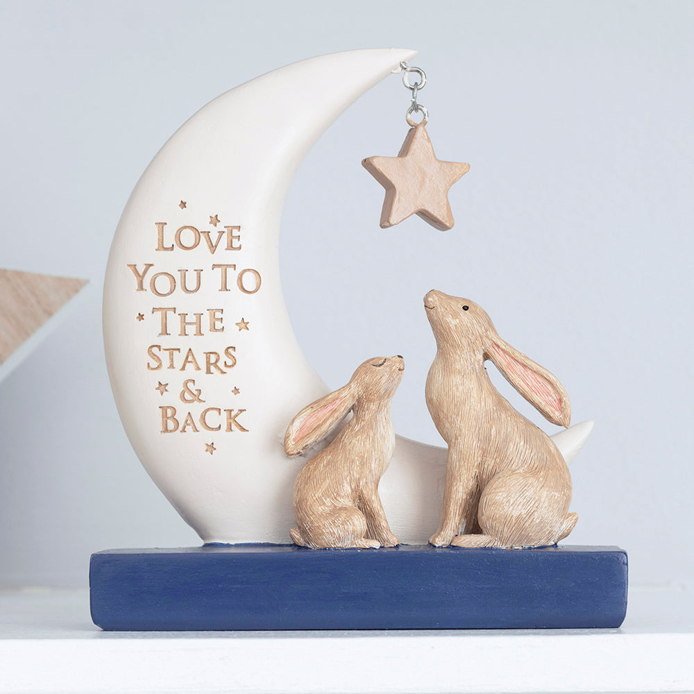 Love You To The Stars and Back Resin Decorative Sign Wonkey Donkey Bazaar