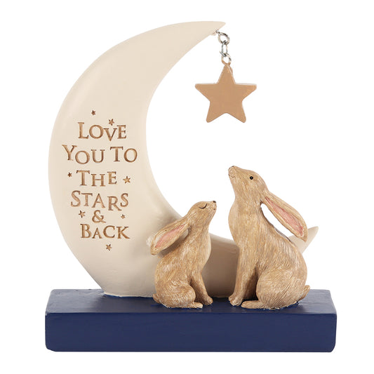 Love You To The Stars and Back Resin Decorative Sign Wonkey Donkey Bazaar