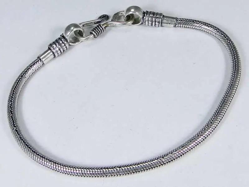 Lovely & 925 Silver Handmade Unusual Bracelet 225mm & gift-box "Handmade"