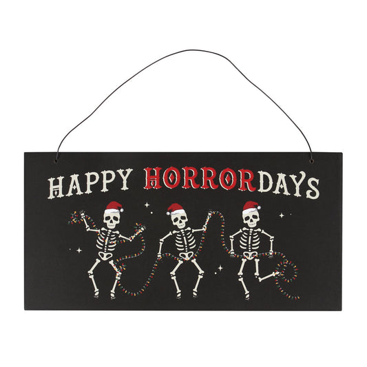 Happy Horrordays Hanging Sign Wonkey Donkey Bazaar