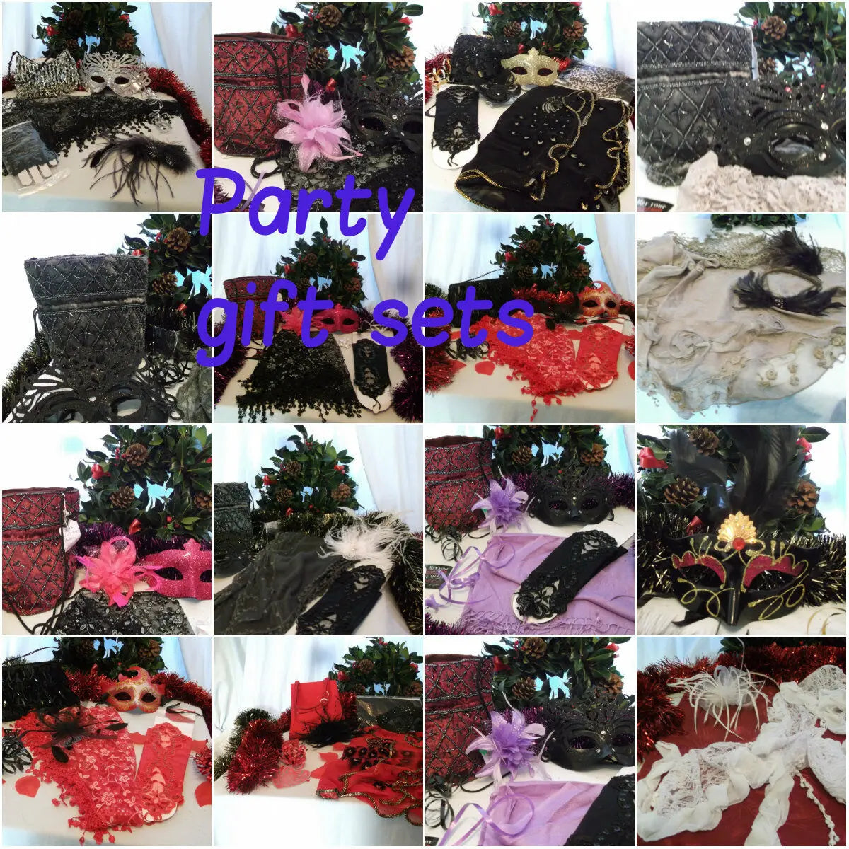 NEW YEAR/XMAS/PARTY/ACCESSORIES party pack essential GIFT SET1--gift wrapped WonkeyDonkeyBazaar