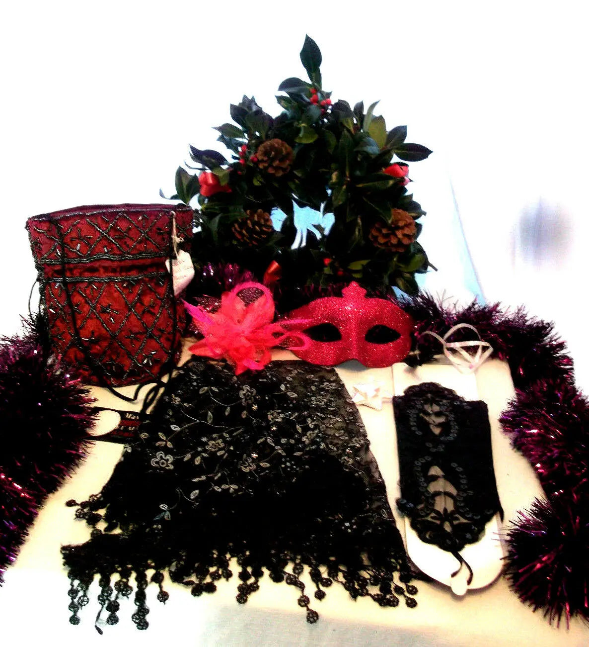 NEW YEAR/XMAS/PARTY/ACCESSORIES party pack essential GIFT SET9--gift wrapped WonkeyDonkeyBazaar
