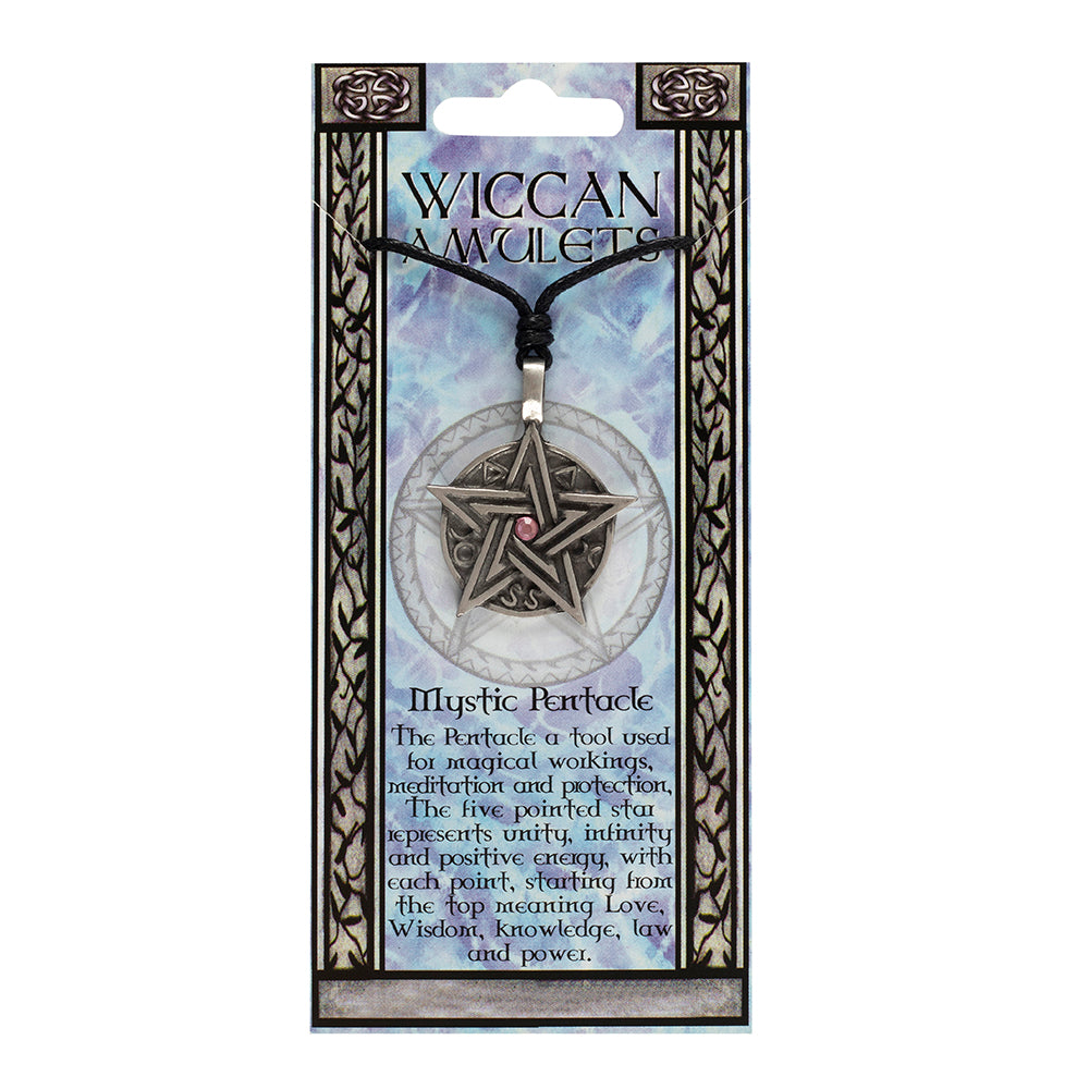 Mystic Pentacle Wiccan Amulet Necklace Wonkey Donkey Bazaar