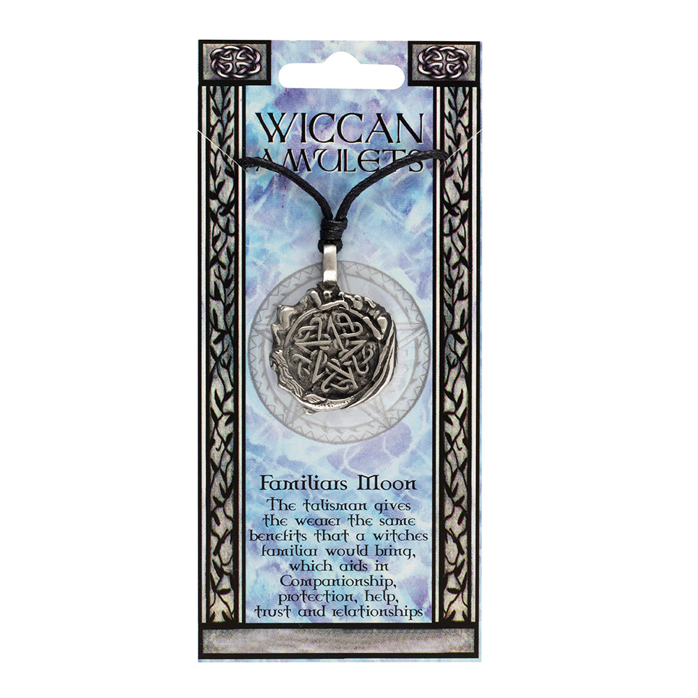 Familiars Moon Wiccan Amulet Necklace Wonkey Donkey Bazaar