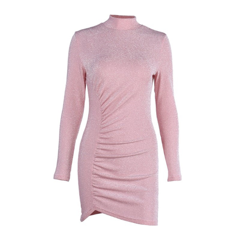 Pink Long Sleeve Dress FashionExpress