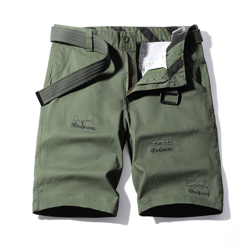 Casual shorts, men's fashion, all kinds of washable thin pure cotton overalls, loose sports pants FashionExpress