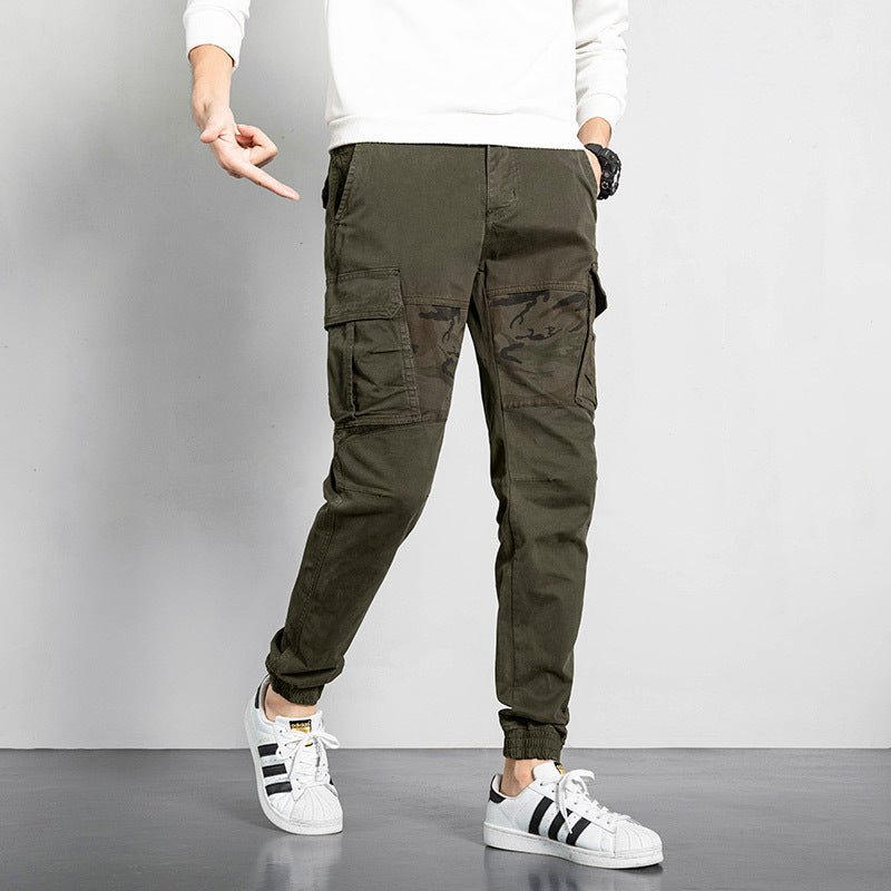 Men's Pocket  with camouflage sports cargo pants FashionExpress