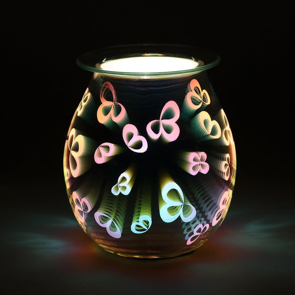 3D Flower Petal Light Up Electric Oil Burner Wonkey Donkey Bazaar