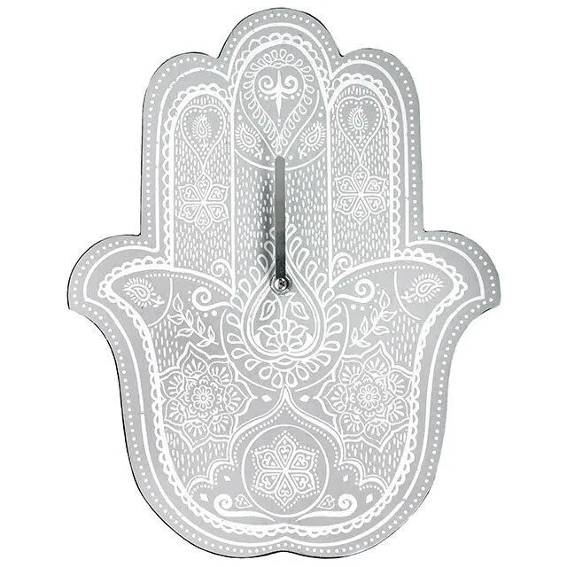 PAGAN/WICCAN/ Buddhist/Boho Hand of Hamsa Wall Clock .34cm diam.x 36 cm s Anne Stokes