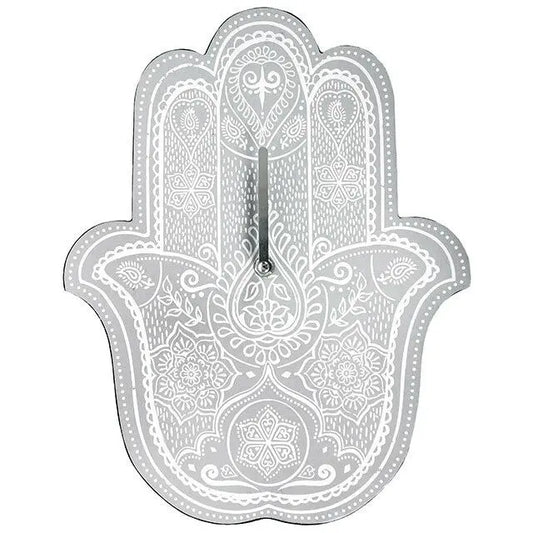 PAGAN/WICCAN/ Buddhist/Boho Hand of Hamsa Wall Clock .34cm diam.x 36 cm s Anne Stokes