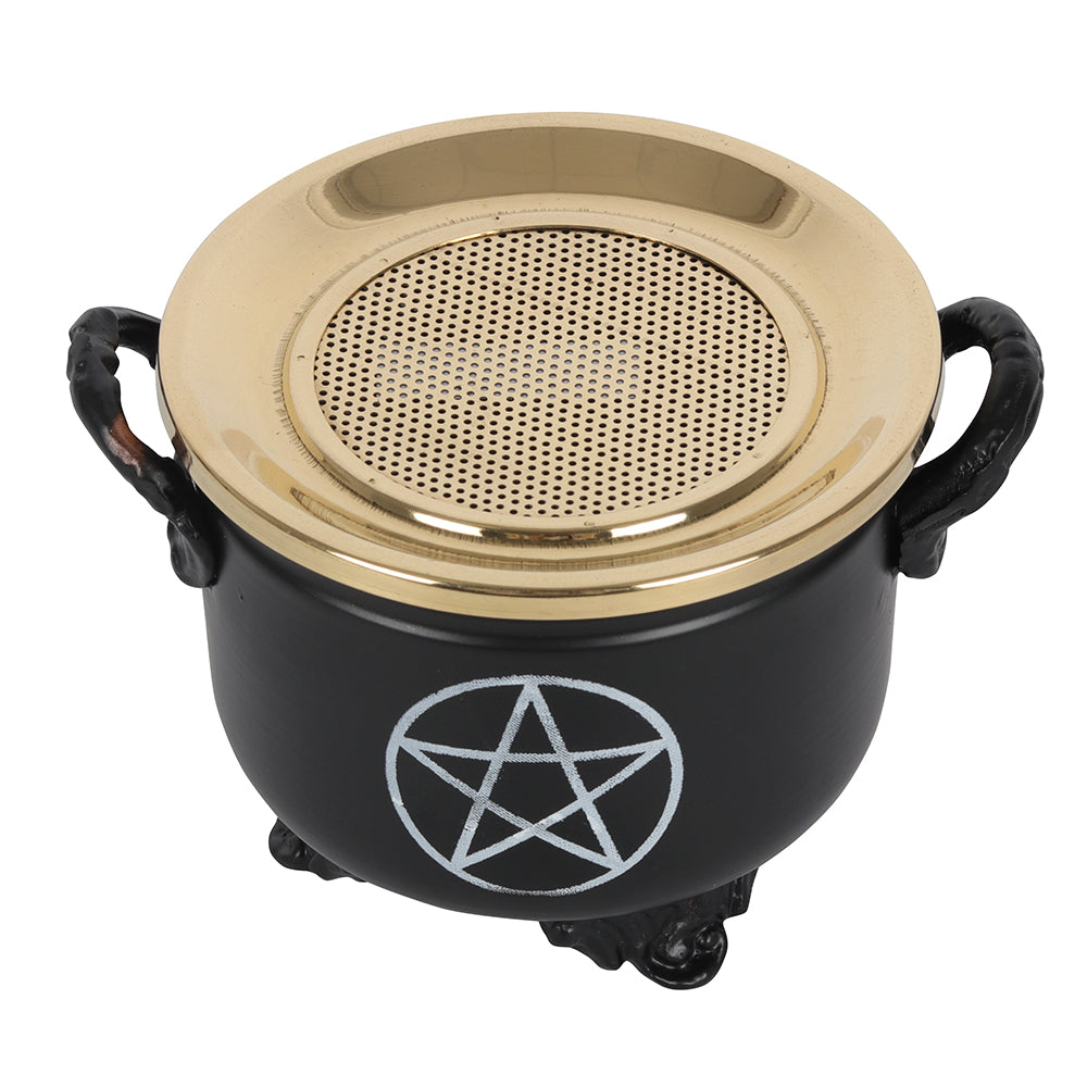 Pentagram Cauldron Resin Incense Burner Wonkey Donkey Bazaar
