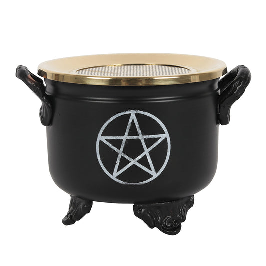 Pentagram Cauldron Resin Incense Burner Wonkey Donkey Bazaar