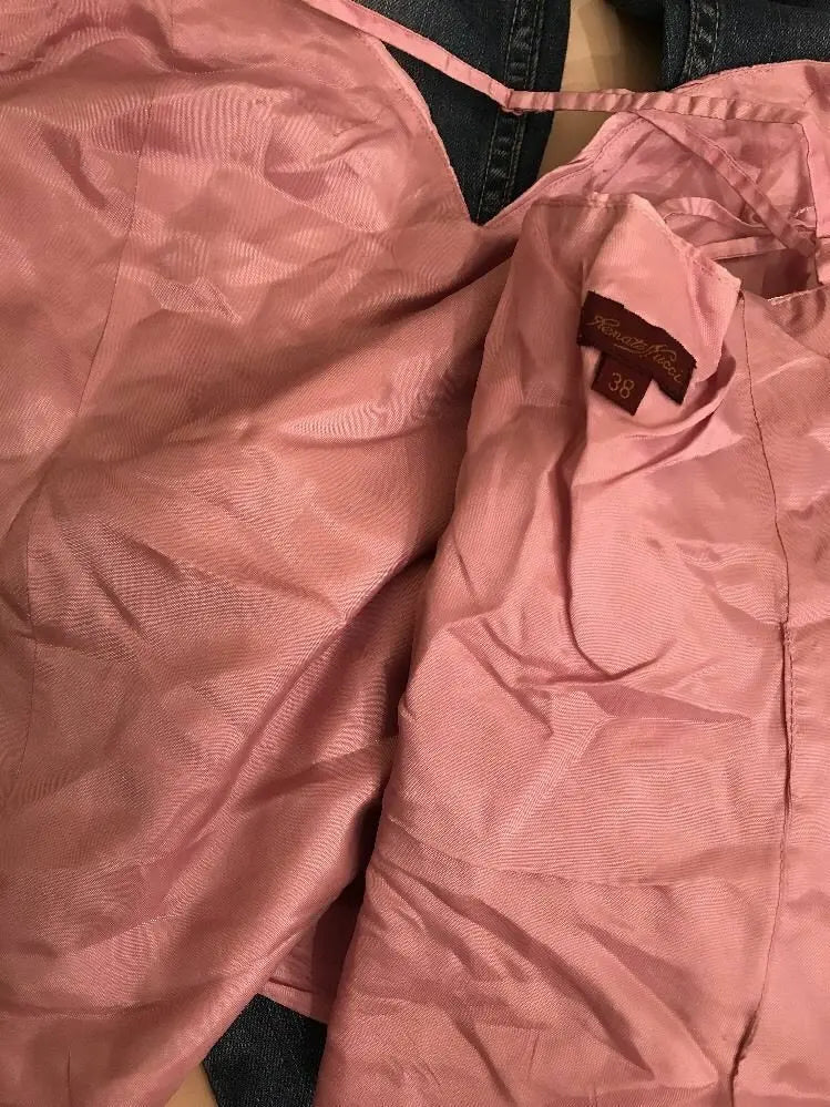 Renato Nucci Pink Silk Corset Style Top, Size 38, UK 10 Renato Nucci