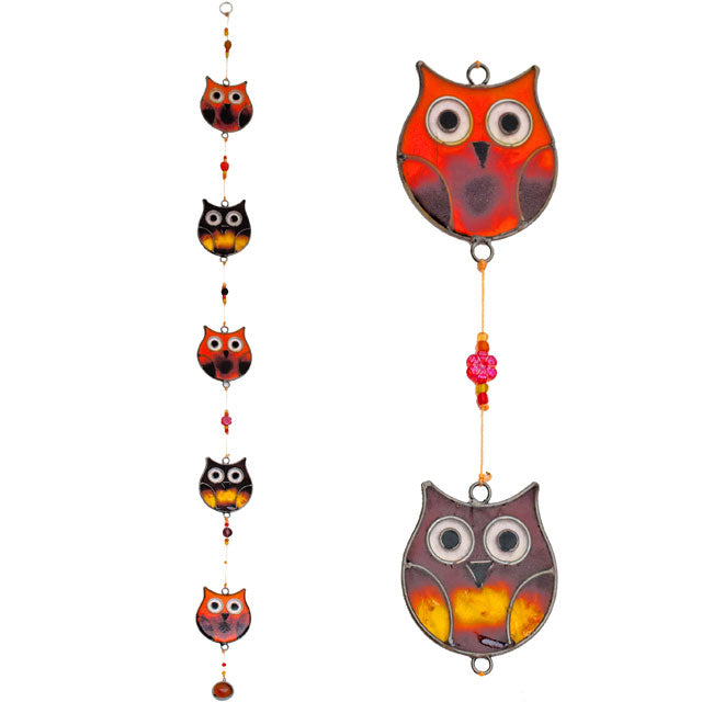 String Of 5 Owls Wonkey Donkey Bazaar