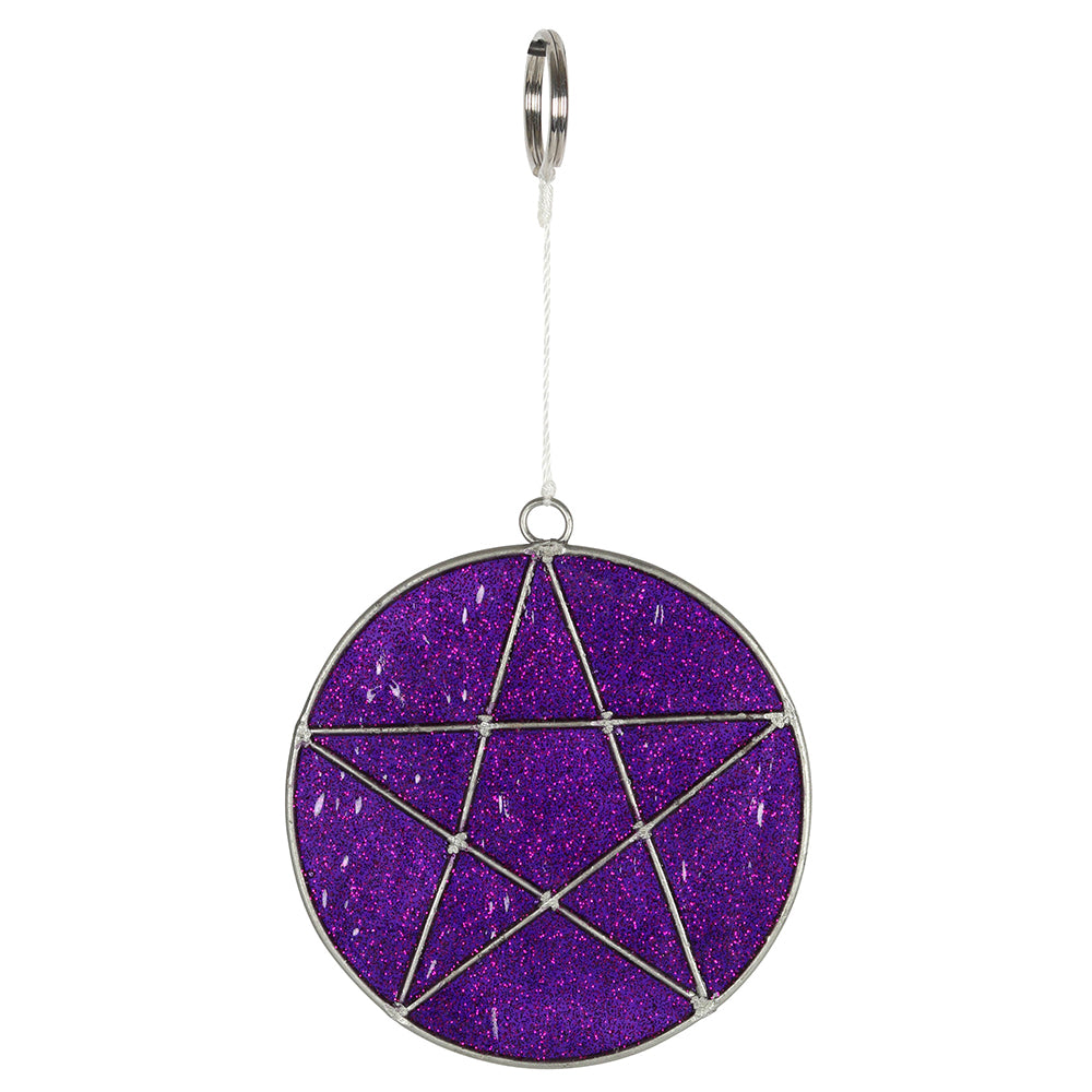 Mystical Pentagram Suncatcher Wonkey Donkey Bazaar