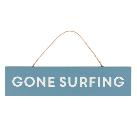 Gone Surfing Hanging Sign Wonkey Donkey Bazaar