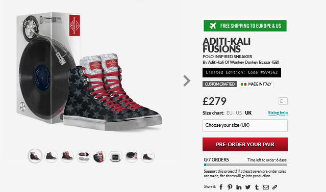 aditi kali fusions polo inspired sneaker-Ltd.Ed Wonkey Donkey Bazaar