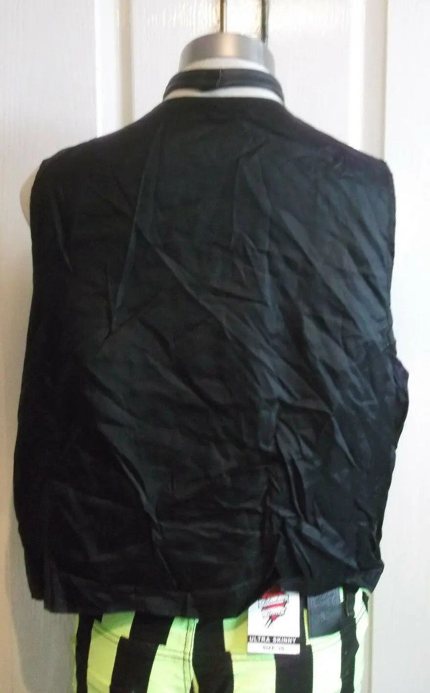 Stunning,unus SteamPunk Waistcoat-black velvet.size 18/44" bust Stagewear//festi Lady H