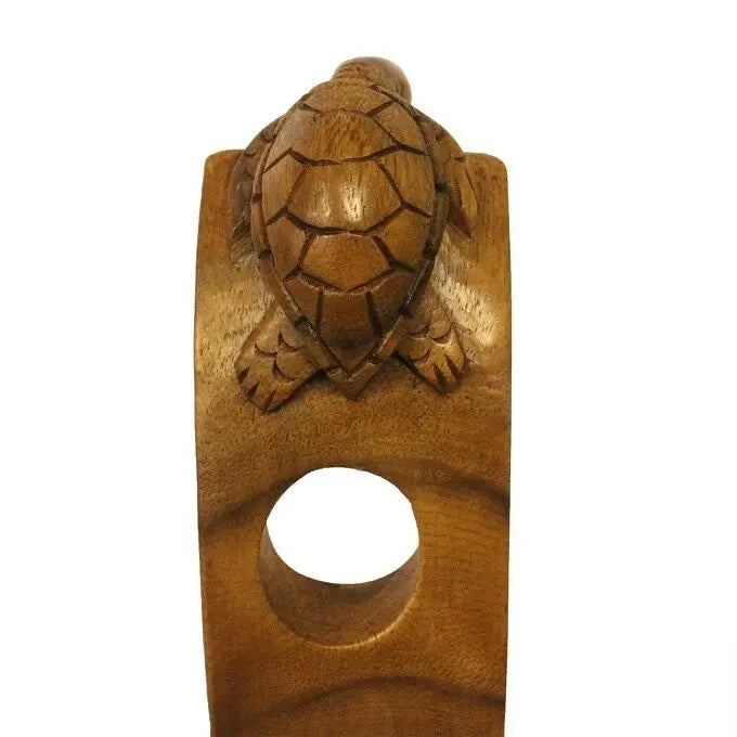 Suar Wood Balance hand-carved Wine Holders-turtle-PERFECT GIFT/decorative item Unbranded