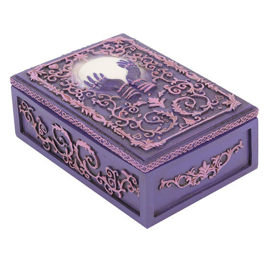 Mystical Crystal Ball Resin Storage Box Wonkey Donkey Bazaar