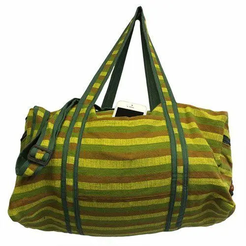 UNISEX Nepal TRAVEL Bag - Décor Panel-travelling duffle bag.2handle, Ancient Wisdom