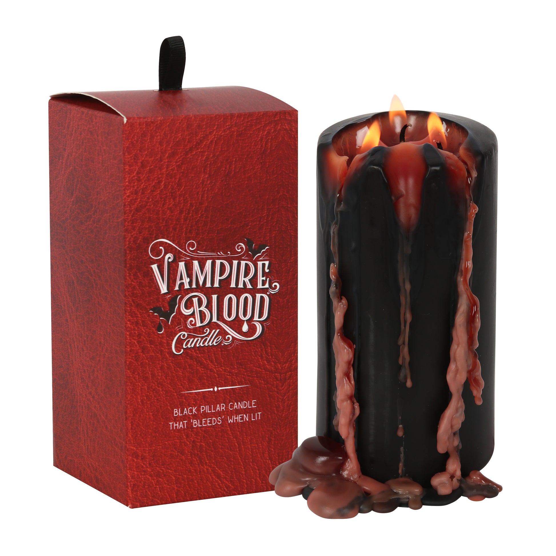 Large Vampire Blood Pillar Candle Wonkey Donkey Bazaar