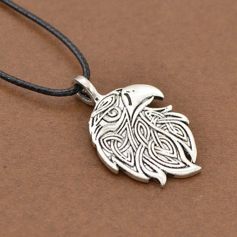 Valknut Viking Necklace Odin's Symbol Warriors  wolf Silver Pendant Talisman Unbranded