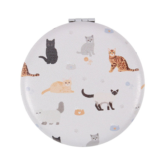 Wags &amp; Whiskers Cat Compact Mirror Wonkey Donkey Bazaar