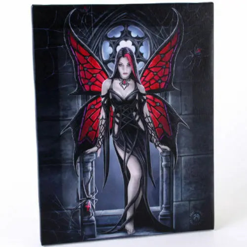XMAS/PAGAN/WICCA GIFT SET-RAVEN/goth fairy-gift-wrapped-Wall plaque RAVEN CARDs, WONKEY d.