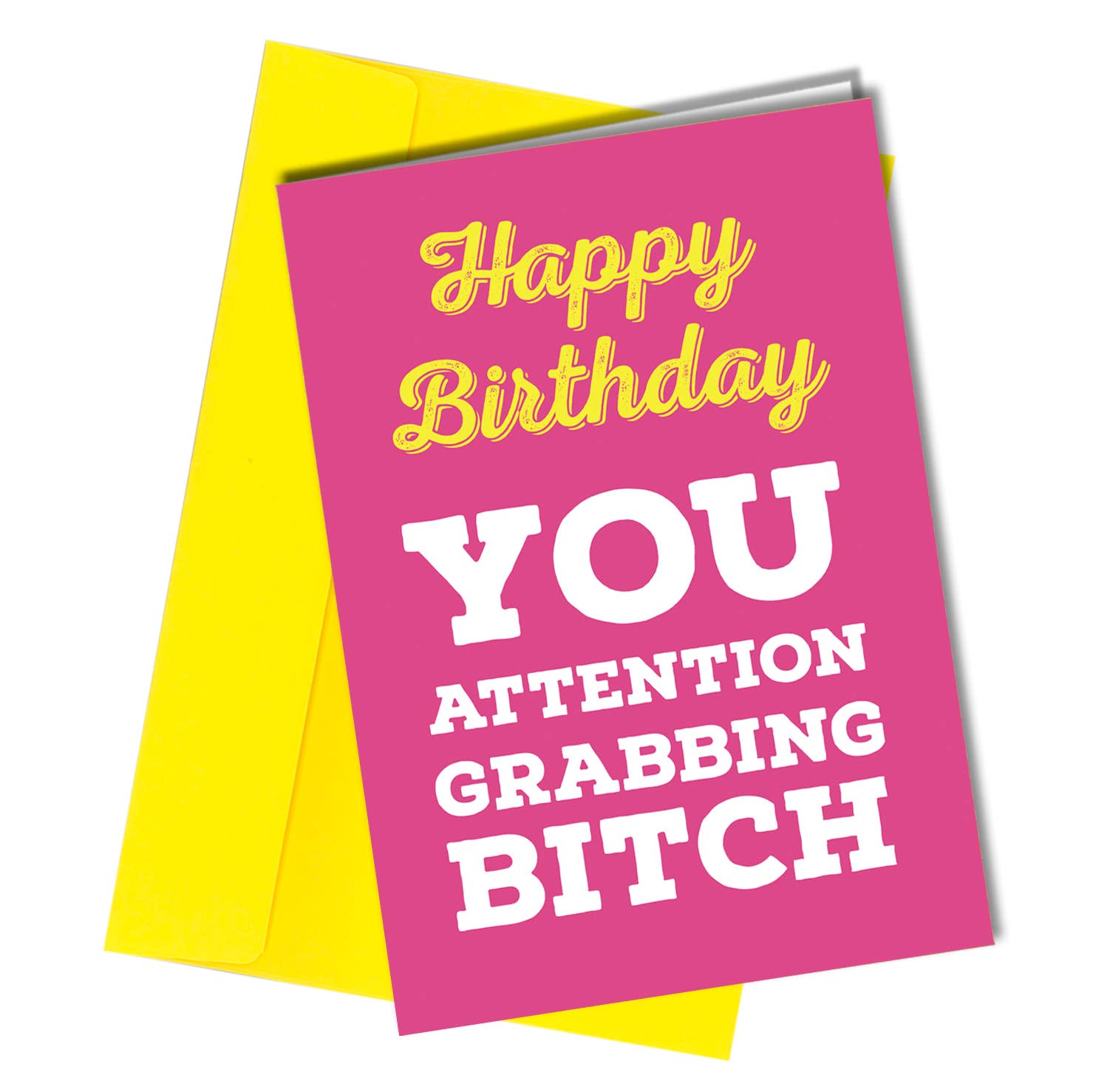 #297 Attention grabbing | birthday card | Best Friend Close to the Bone Greeting Cards and Gifts