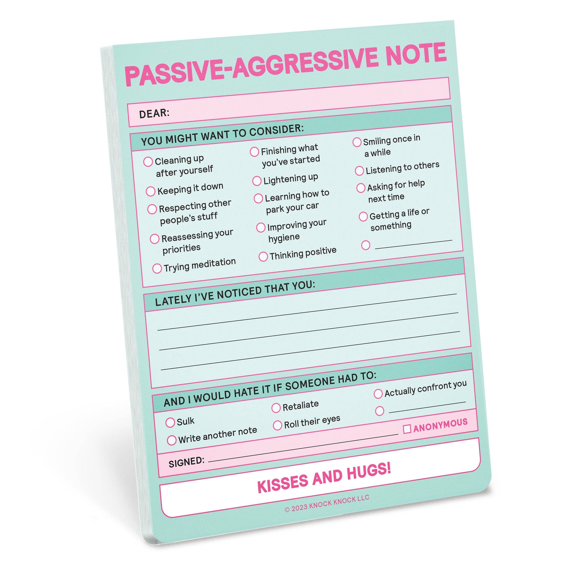 Knock Knock Passive Aggressive Nifty Note (Pastel Version) Knock Knock UK