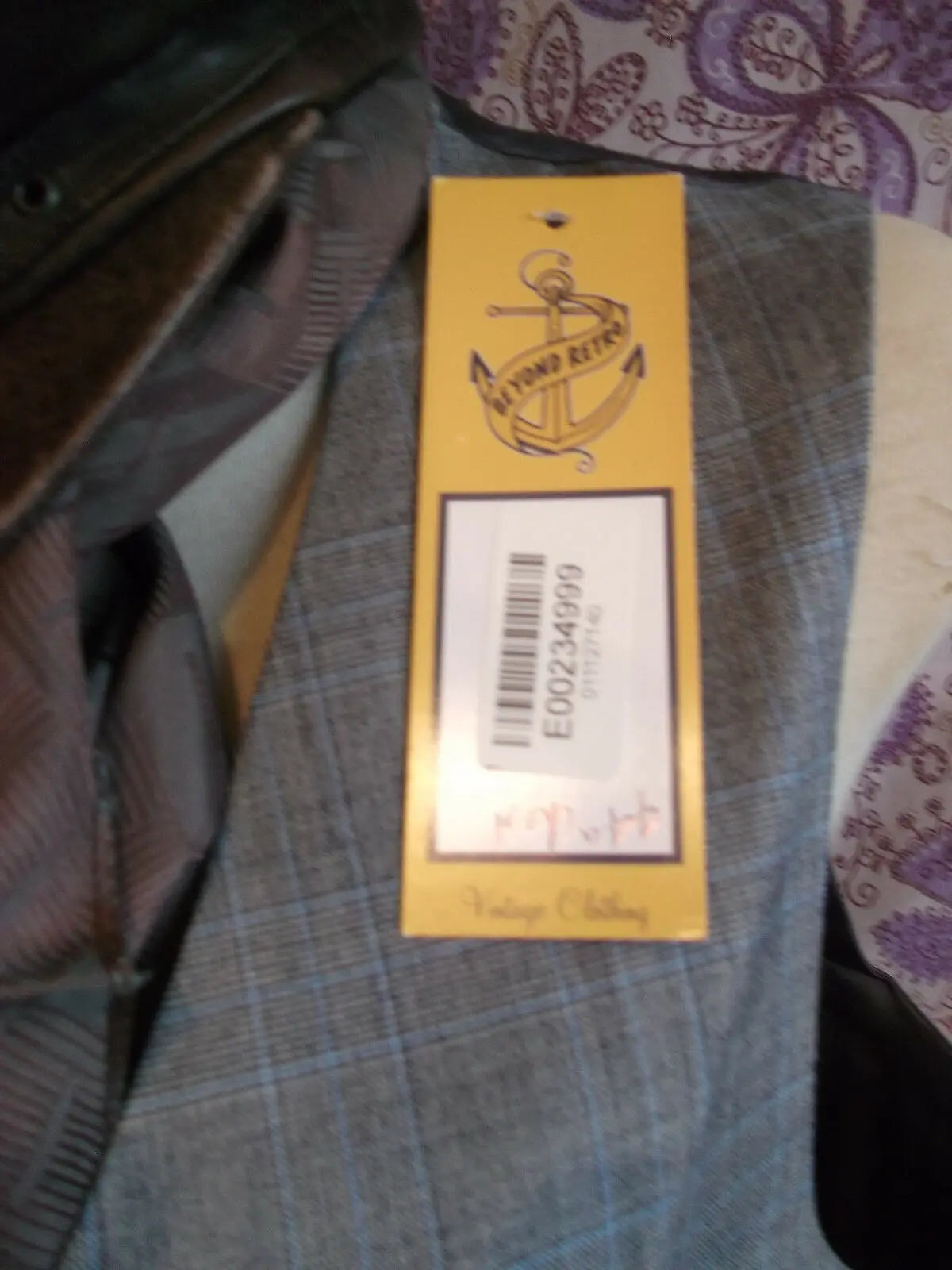 funky Steampunk/TrueVintage mens/unisex grey pinstripe Waistcoat-Size44" Unbranded