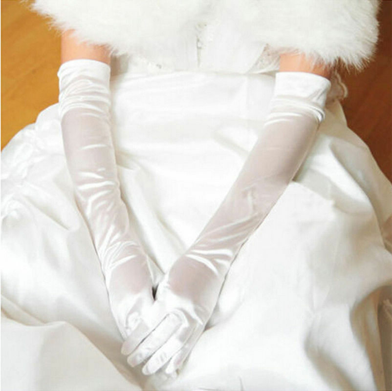 Women Long Gloves Satin Opera /Wedding Bridal/Evening/Party/Prom/Costume. Wonkey Donkey Bazaar