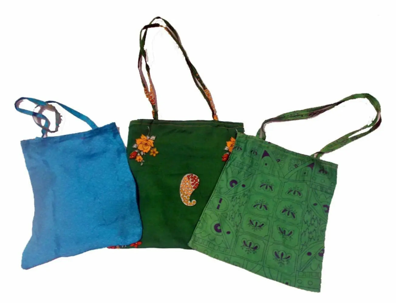 gorgous silk Sari Shopper Shoulder/Beach Bags Lightweight Unbranded