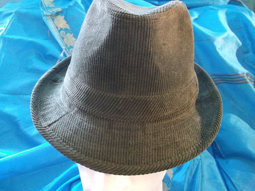 VINTAGE Gangstar/CosPlay/Fancy dress Trilby Hats high quality-khaki colour Wonkey Donkey Bazaar