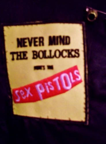 Vintage Punk /Seditionaries style Punk Rock Bespoke black Jacket -38R. My Way/NEVER MIND BOLLOX Wonkey Donkey Bazaar